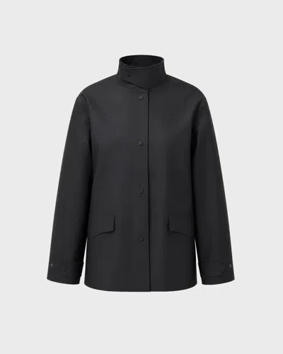 Hunter Migvie Rain Jacket Svart In Black