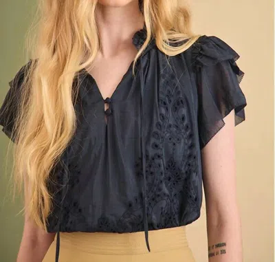 Hunter Millie Top In Midnight In Black