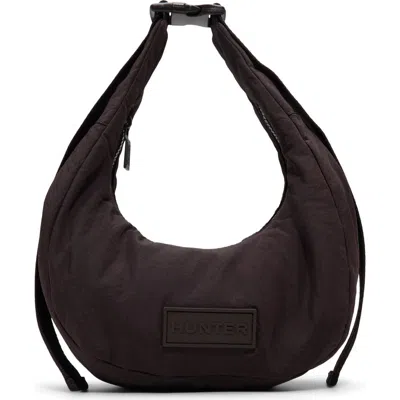 Hunter Mini Crescent Crossbody Bag In Brown