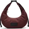 Hunter Mini Crescent Crossbody Bag In Burgundy