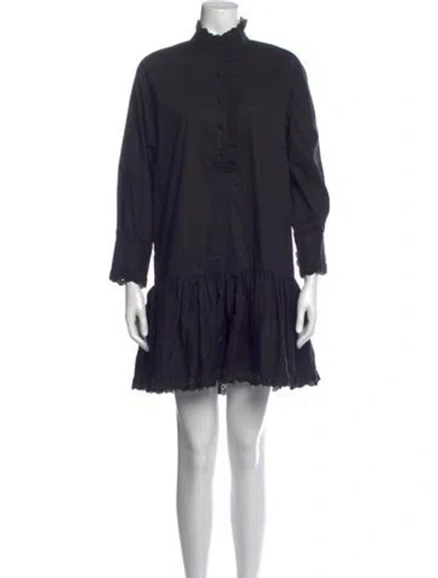 Pre-owned Hunter Mini Dress In Black