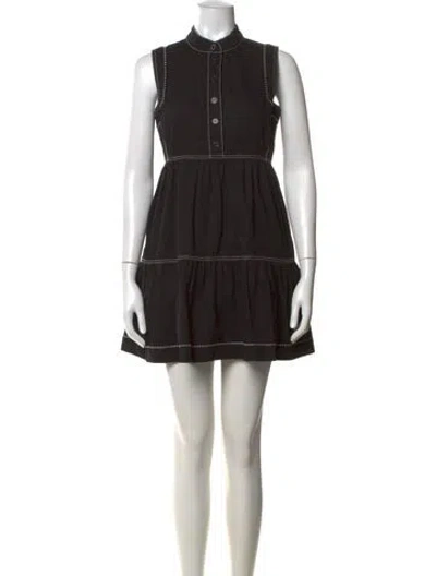 Pre-owned Hunter Mini Dress In Black