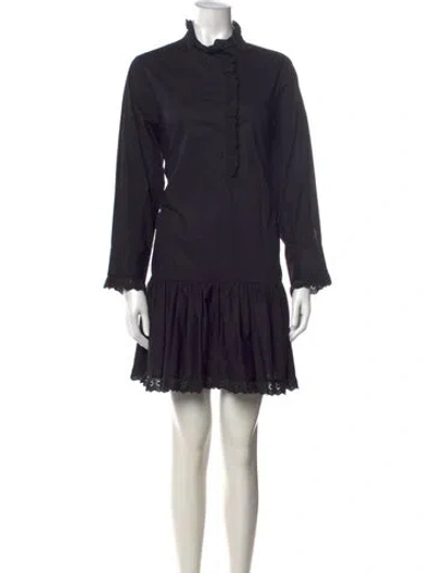 Pre-owned Hunter Mini Dress In Black