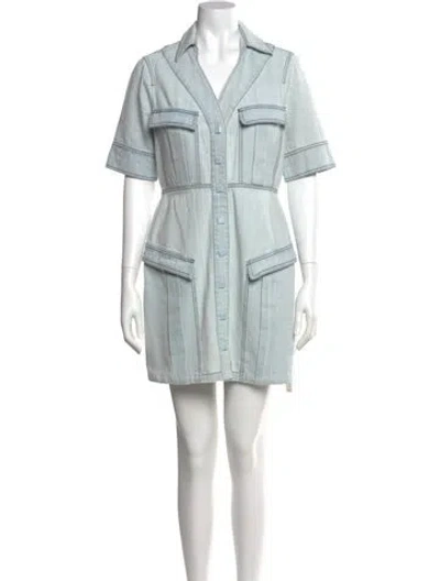 Pre-owned Hunter Mini Dress In Blue