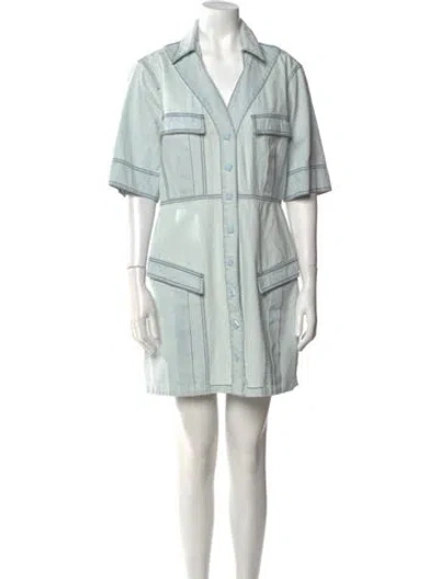 Pre-owned Hunter Mini Dress In Blue