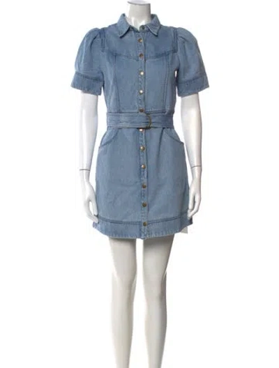 Pre-owned Hunter Mini Dress In Blue