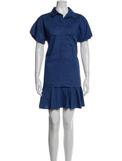 Pre-owned Hunter Mini Dress In Blue