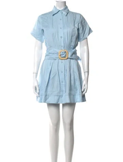 Pre-owned Hunter Mini Dress In Blue