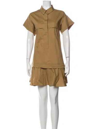 Pre-owned Hunter Mini Dress In Brown