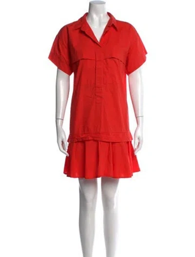 Pre-owned Hunter Mini Dress In Orange