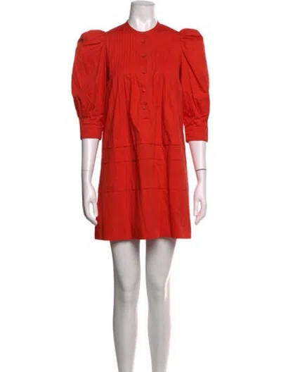 Pre-owned Hunter Mini Dress In Orange