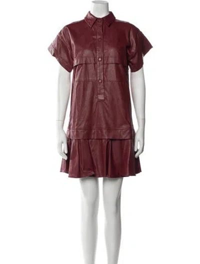 Pre-owned Hunter Mini Dress In Red