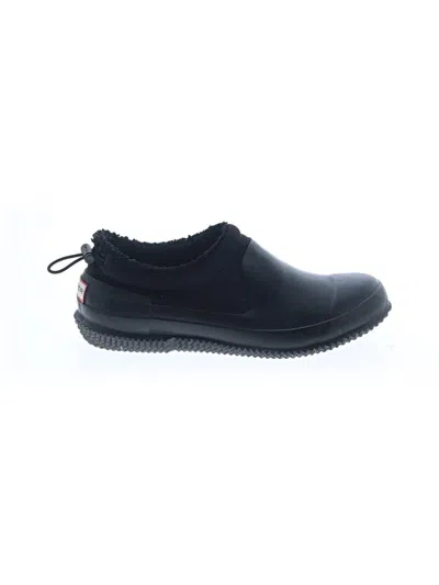 Pre-owned Hunter Mule/clog In Black