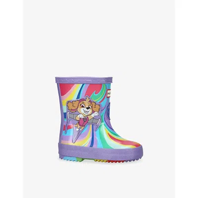Hunter Original Kids First Paw Patrol Wellington Boots Mult/other Eur 29 / 11 Uk In Multi