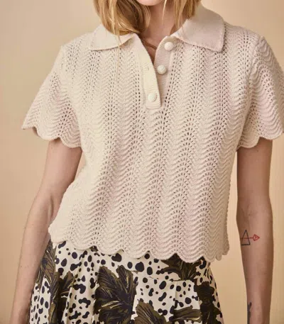 Hunter Nadine Sweater In Griege In Multi