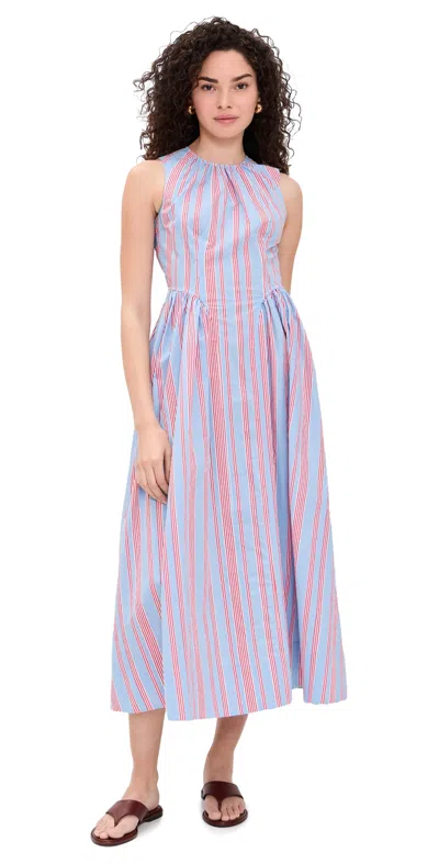 Hunter Nantucket Dress Seaside Stripe In Blue