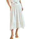 Hunter Nathalie Skirt In White In White