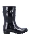 Hunter Womens Original Short Gloss Wellington Boots