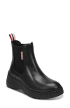 Hunter Neveah Slip-on Waterproof Chelsea Bootie In Black