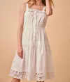 Hunter Nico Dress In Vintage Lace In Multi