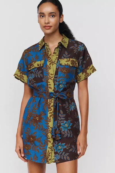 Hunter Nicole Mini Dress In Blue