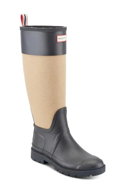 Hunter Nissa Waterproof Knee High Rain Boot In Brown