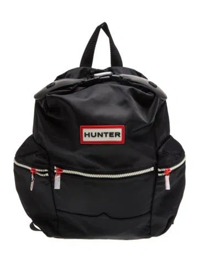 Pre-owned Hunter Nylon Backpack In Black