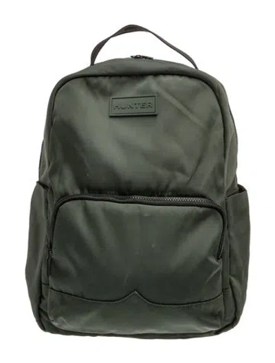 Pre-owned Hunter Nylon Backpack In Green