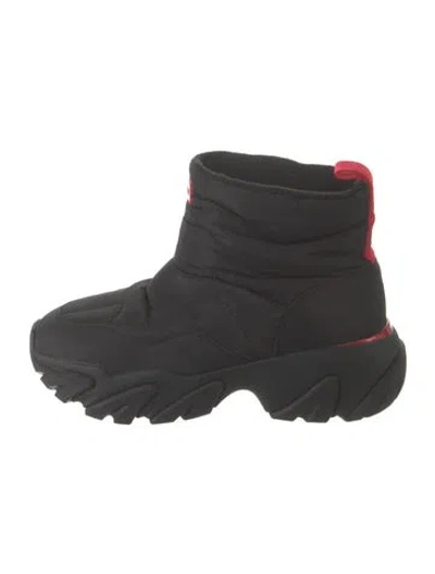 Pre-owned Hunter Nylon Boots In Black