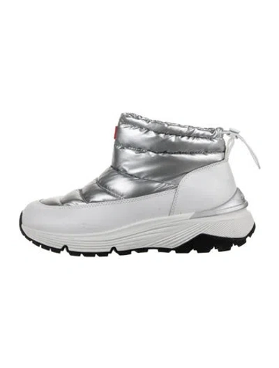 Pre-owned Hunter Nylon Chunky Sneakers In Silver