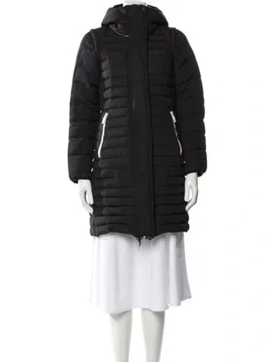 Pre-owned Hunter Nylon Down Coat In Black