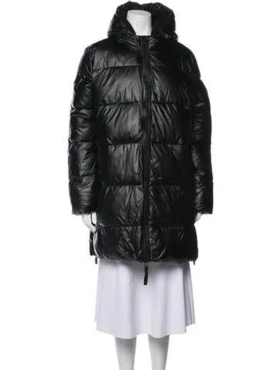 Pre-owned Hunter Nylon Down Coat In Black