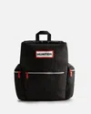 Hunter Nylon Large Topclip Backpack In Black