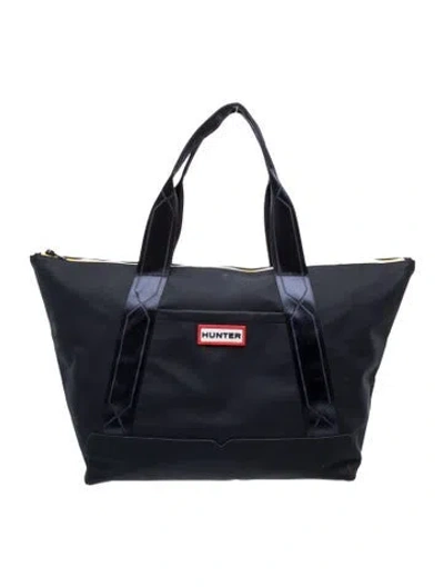 Pre-owned Hunter Nylon Tote In Blue