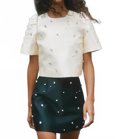 Hunter Olivia Top In Ivory In White