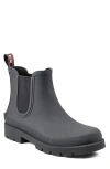 Hunter Orford Insulated Waterproof Chelsea Boot In Black