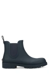 Hunter Orford Insulated Waterproof Chelsea Boot In Dark Blue