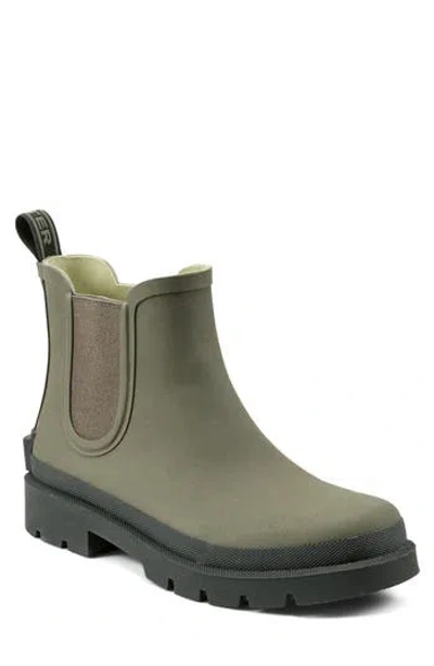 Hunter Orford Insulated Waterproof Chelsea Boot In Animal Print