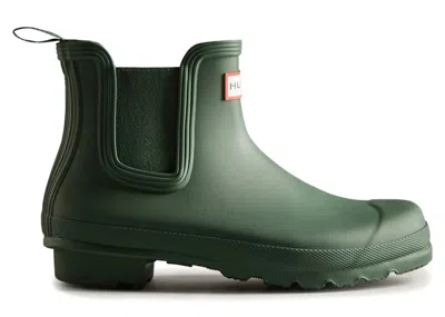 Pre-owned Hunter Original Chelsea Boots (women's) Sneakers In  Green