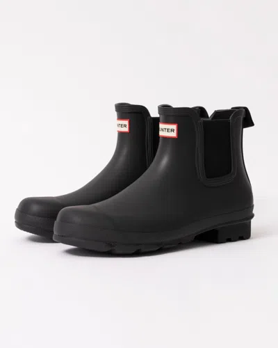 Hunter Original Chelsea Mens Boots In Black