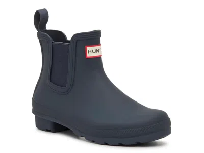 Hunter Original Chelsea Rain Boot In Blue