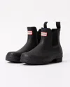 Hunter Tabitha Black Round Toe Waterproof Pull-on Rain Boots Hawk302 In Black