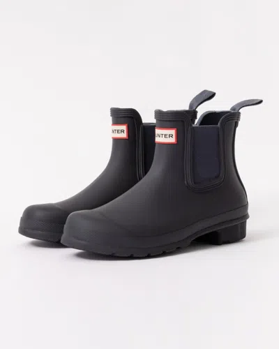 Hunter Original Chelsea Womens Boots In Blue