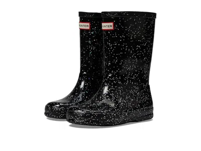 Hunter Original First Classic Giant Glitter Wellington Boots (toddler/little Kid) Kid's Shoes Black 2 : 2 L