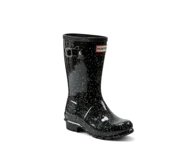 Hunter Original Giant Glitter Rain Boot Kids' In Black