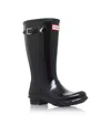 Hunter Kids First Gloss Wellies 2-7 Yea In Black
