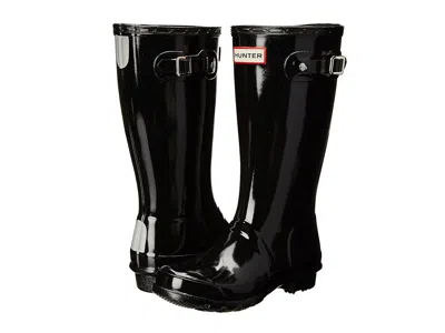 Hunter Original Kids' Gloss Rain Boots (little Kid/big Kid) Kids Shoes Black : 13 Little Kid M, Rubber