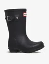 Hunter Boys Black Kids Original Kids Rubber Wellies 3-7 Years In Black
