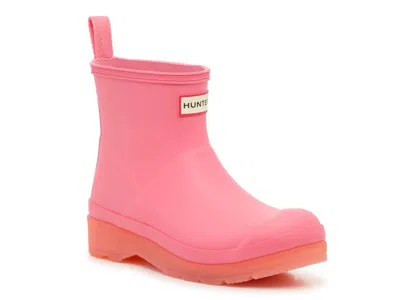 Hunter Original Play Short Rain Boot In Pink