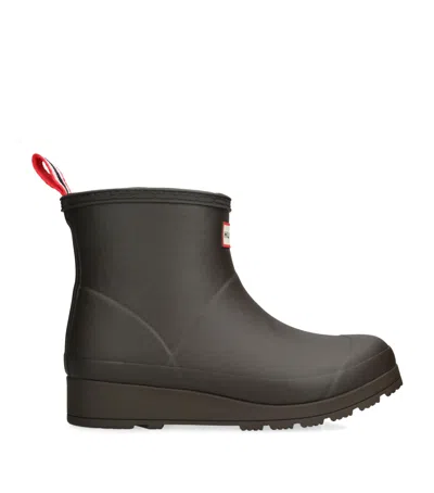 Hunter Original Play Short Wellington Boots In Brown